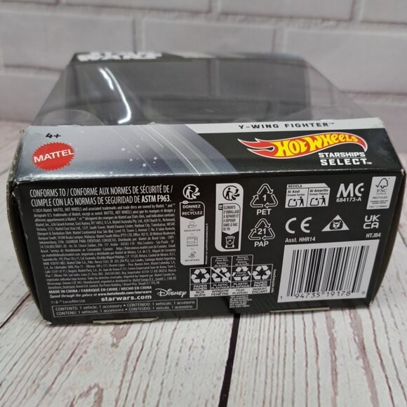 Hot Wheels Starships Select Star Wars Y-WING FIGHTER #31 Sealed Box - Picture 7 of 7